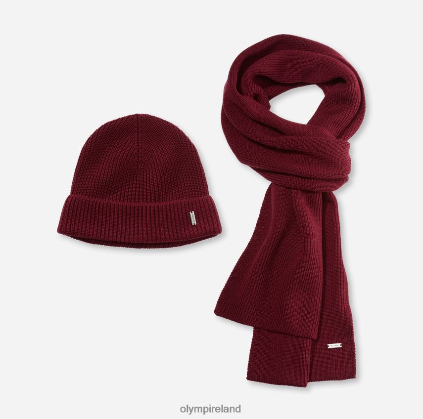 Accessories OLYMP Cap/Scarf Set Dark Red 24L8462663