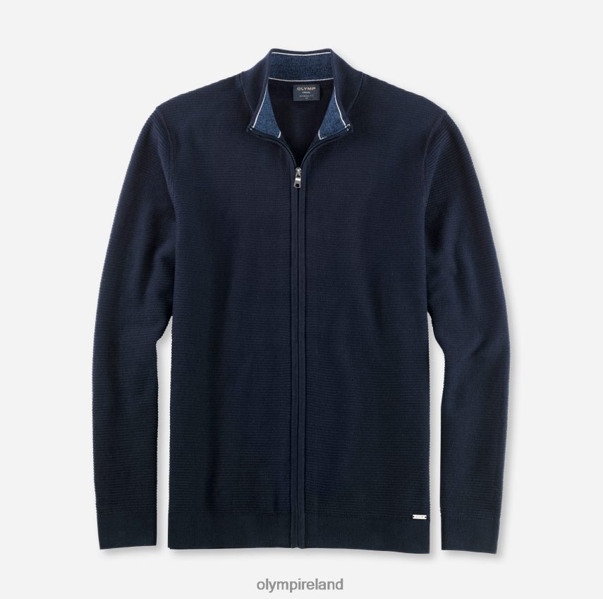 Clothing OLYMP Knitwear Modern Fit, Cardigan, Marine 24L8461945
