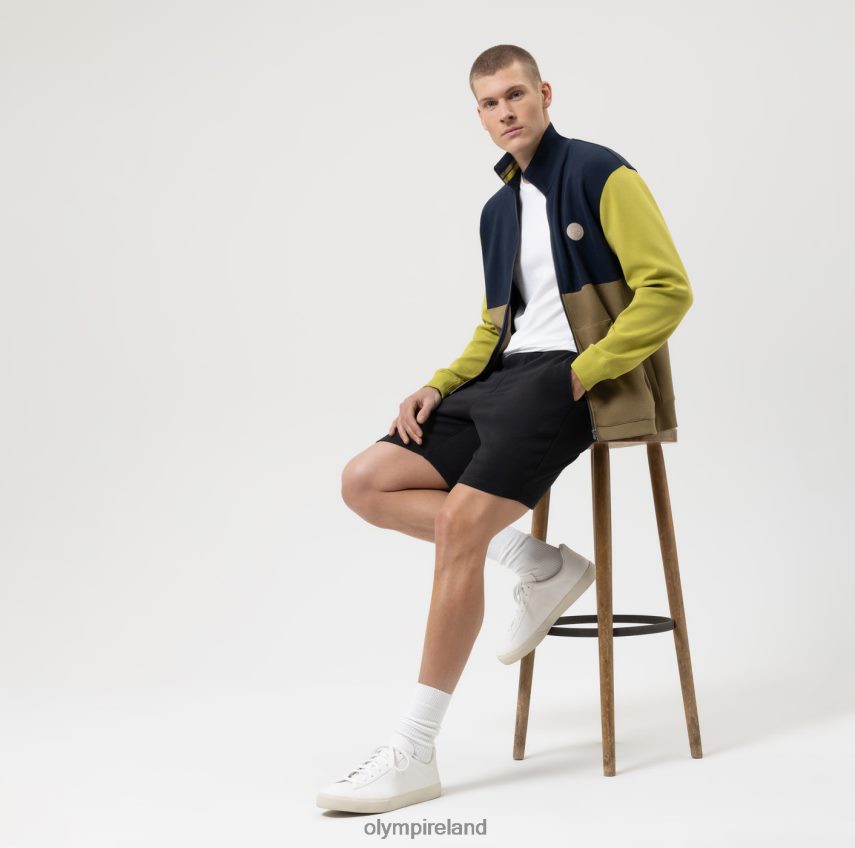 Clothing OLYMP Sweat Modern Fit, Sweat Jacket, Midnight Blue 24L8461930