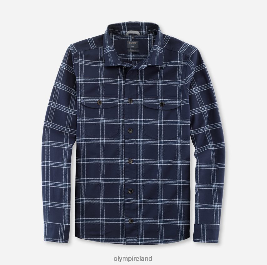 Clothing OLYMP Casual Overshirt, Casual Shirt, Kent, Marine 24L8461976