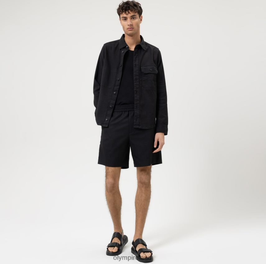 Clothing OLYMP Level Five Smart Casual Overshirt, Casual Shirt, Black 24L8461958