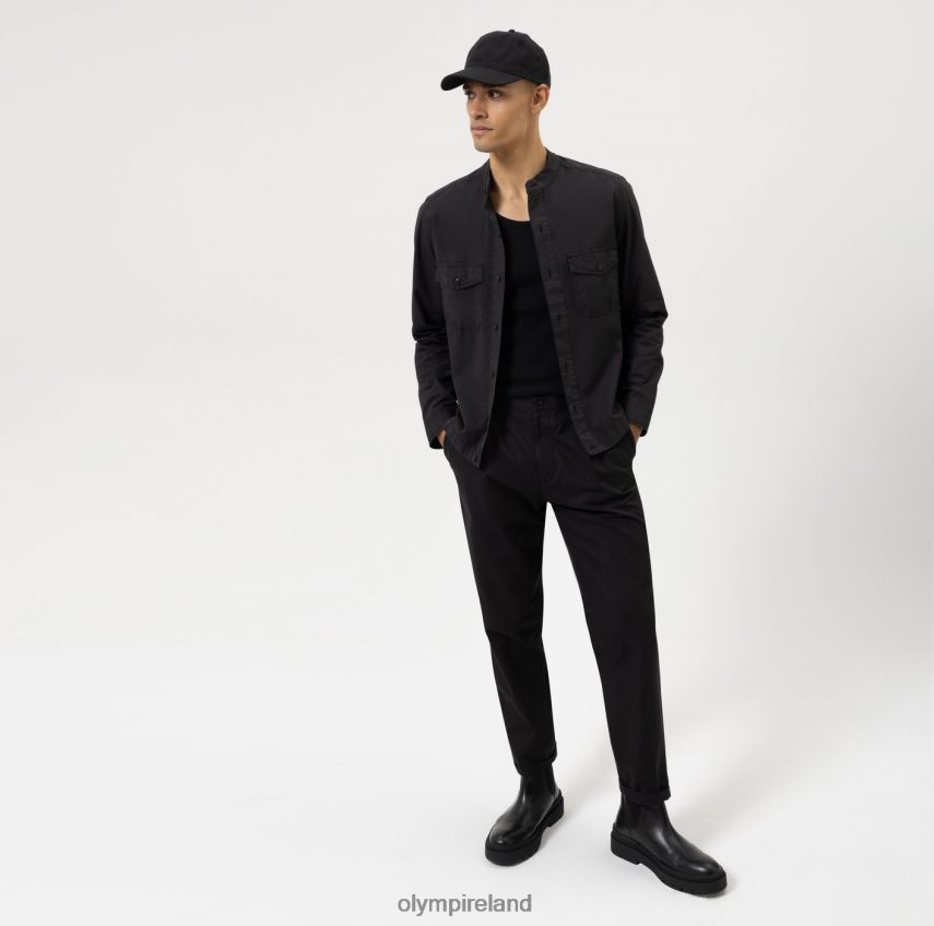 Clothing OLYMP Level Five Smart Casual Overshirt, Casual Shirt, Black 24L8461965