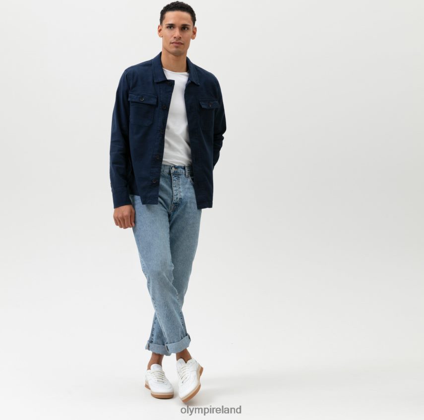 Clothing OLYMP Level Five Smart Casual Overshirt, Casual Shirt, Marine 24L8461980