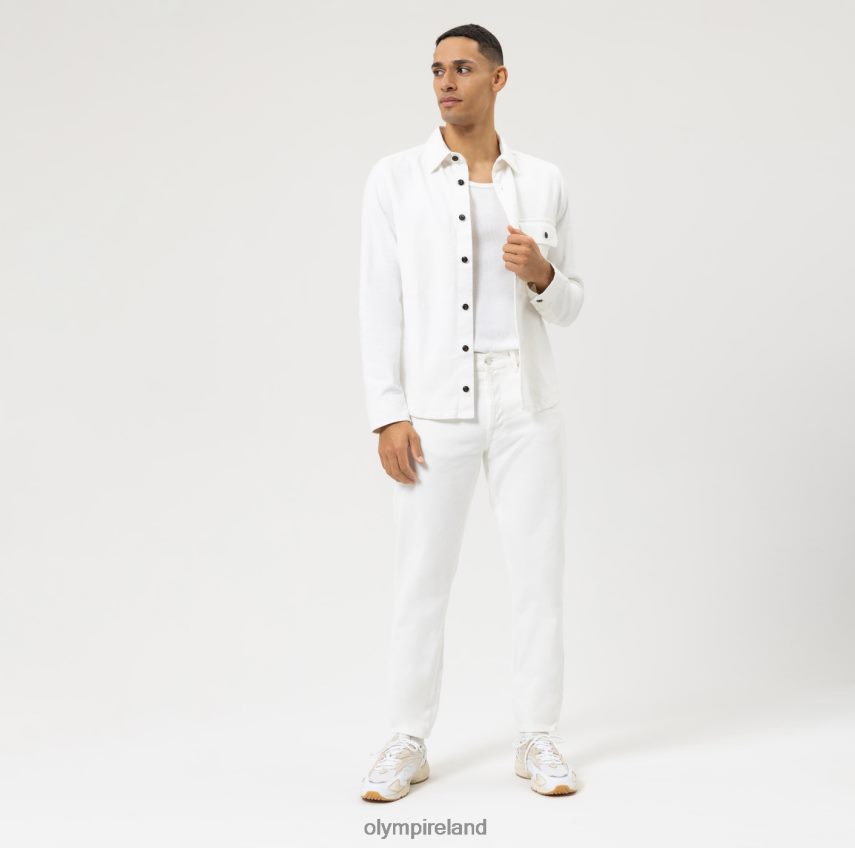 Clothing OLYMP Level Five Smart Casual Overshirt, Casual Shirt, White 24L8461949