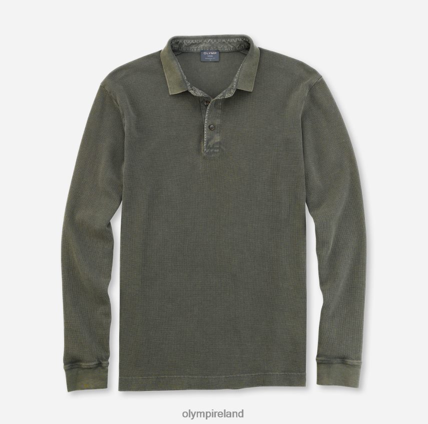 Clothing OLYMP Casual Modern Fit, Polo, Dark Green 24L8462183