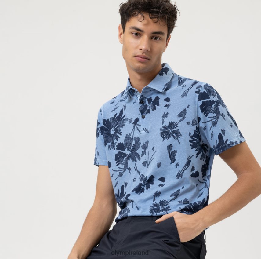 Clothing OLYMP Casual Modern Fit, Polo, Marine 24L8462146