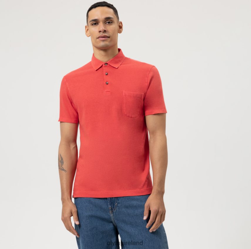 Clothing OLYMP Casual Modern Fit, Polo, Red 24L8462124