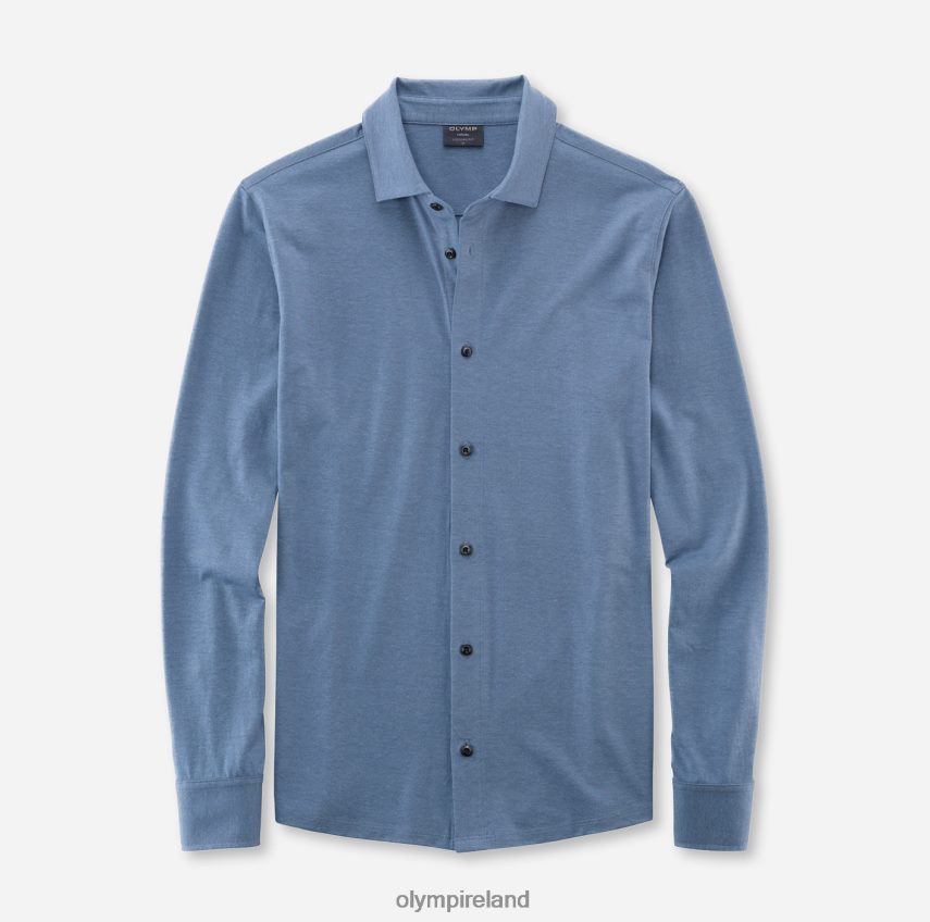 Clothing OLYMP Casual Modern Fit, Polo, Smoke Blue 24L8462113