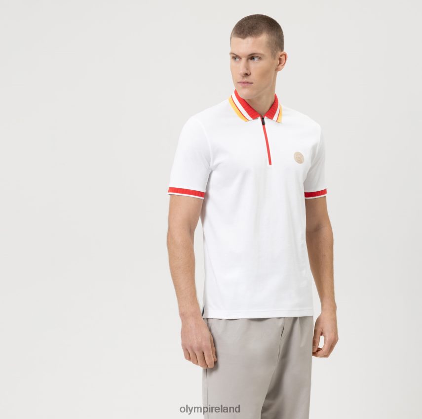 Clothing OLYMP Casual Modern Fit, Polo, White 24L8462138