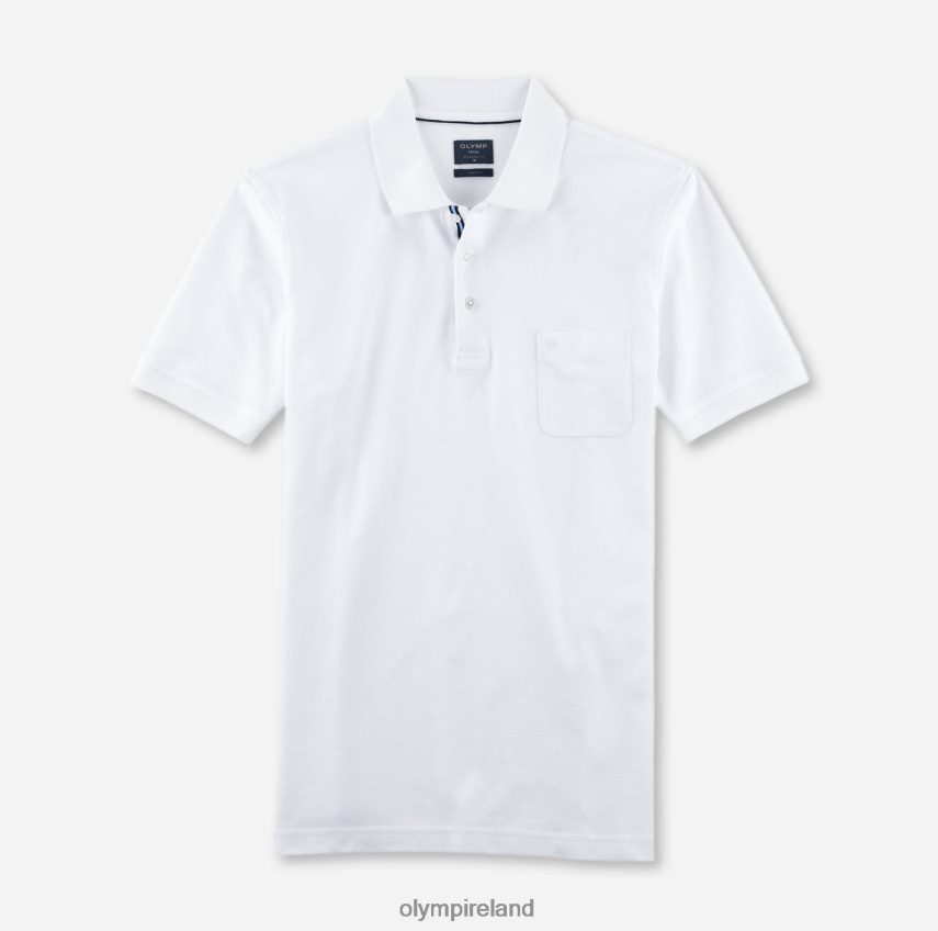Clothing OLYMP Casual Modern Fit, Polo, White 24L8462169