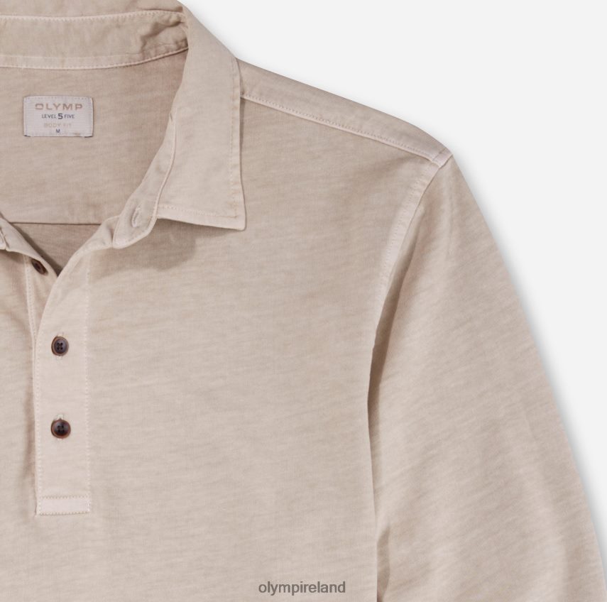Clothing OLYMP Level Five Casual Body Fit, Polo, Beige 24L8462106