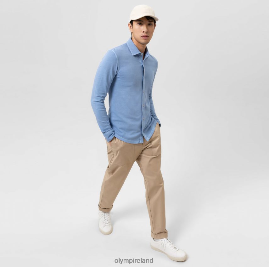 Clothing OLYMP Level Five Casual Body Fit, Polo, Bleu 24L8462176