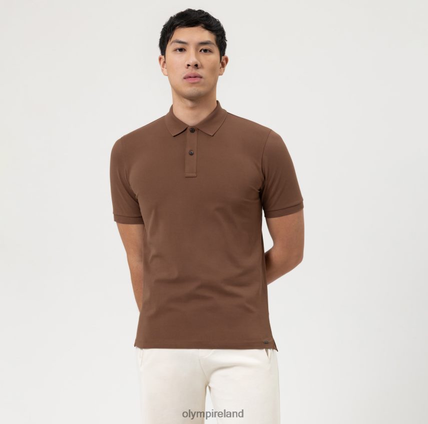 Clothing OLYMP Level Five Casual Body Fit, Polo, Brown 24L8462099