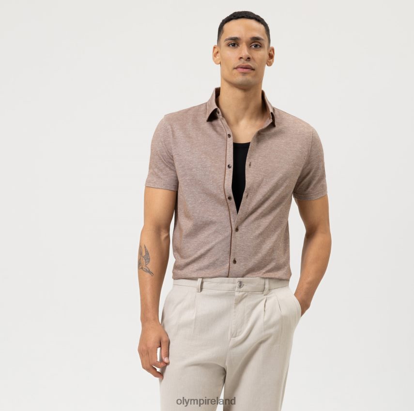 Clothing OLYMP Level Five Casual Body Fit, Polo, Brown 24L8462144