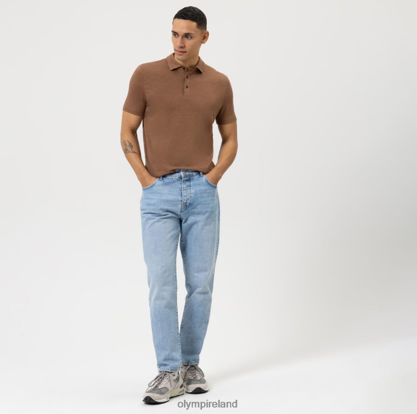 Clothing OLYMP Level Five Casual Body Fit, Polo, Brown 24L8462161