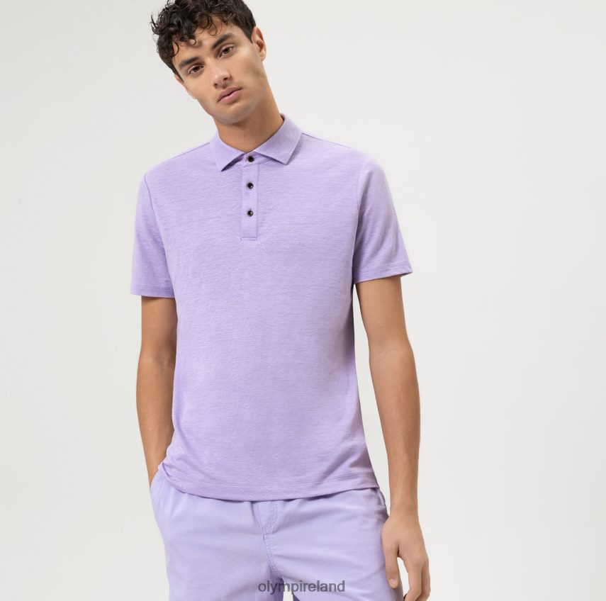 Clothing OLYMP Level Five Casual Body Fit, Polo, Lilac 24L8462128
