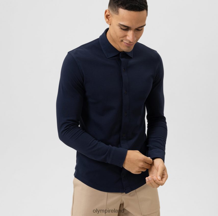 Clothing OLYMP Level Five Casual Body Fit, Polo, Marine 24L8462174