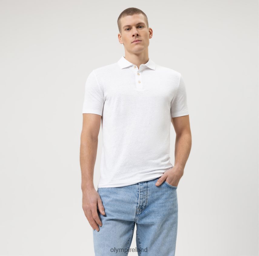 Clothing OLYMP Level Five Casual Body Fit, Polo, Off White 24L8462148