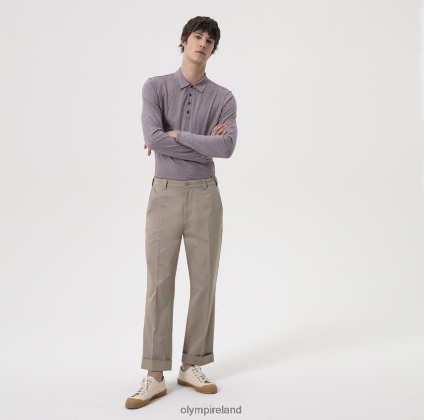 Clothing OLYMP Level Five Casual Body Fit, Polo, Plum 24L8462182