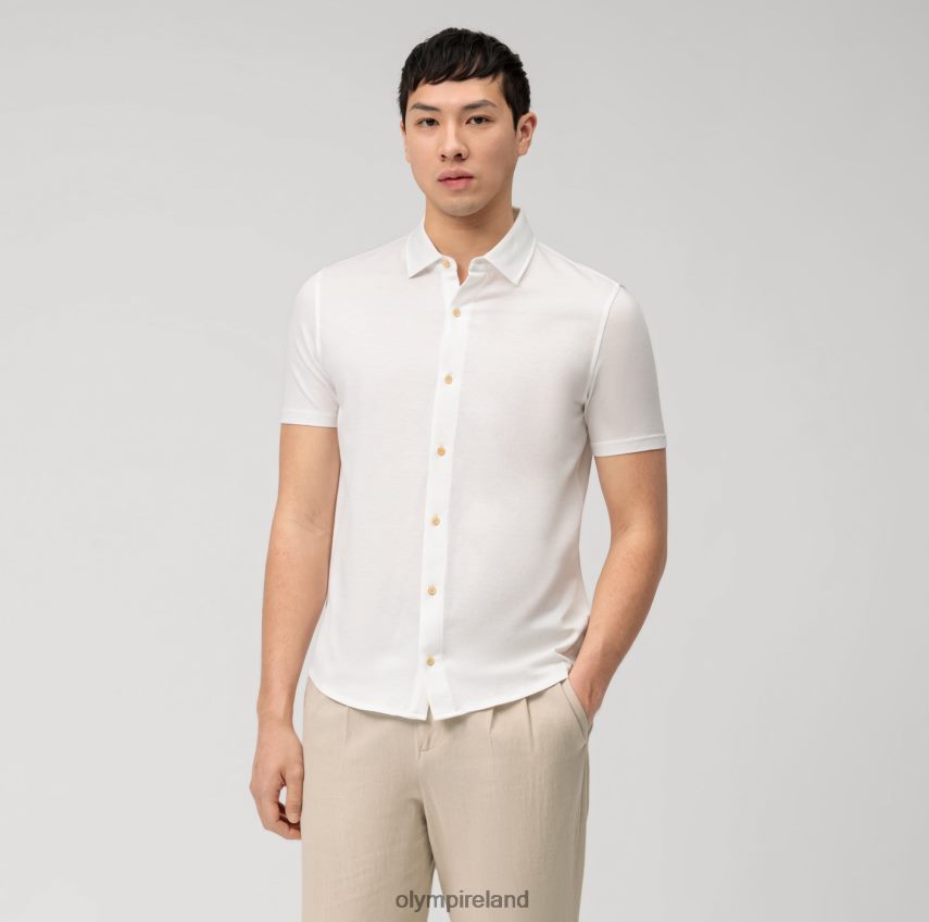 Clothing OLYMP Level Five Casual Body Fit, Polo, White 24L8462094