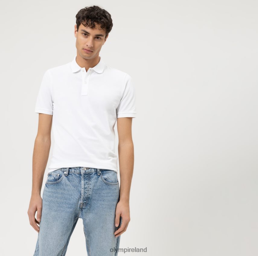Clothing OLYMP Level Five Casual Body Fit, Polo, White 24L8462166