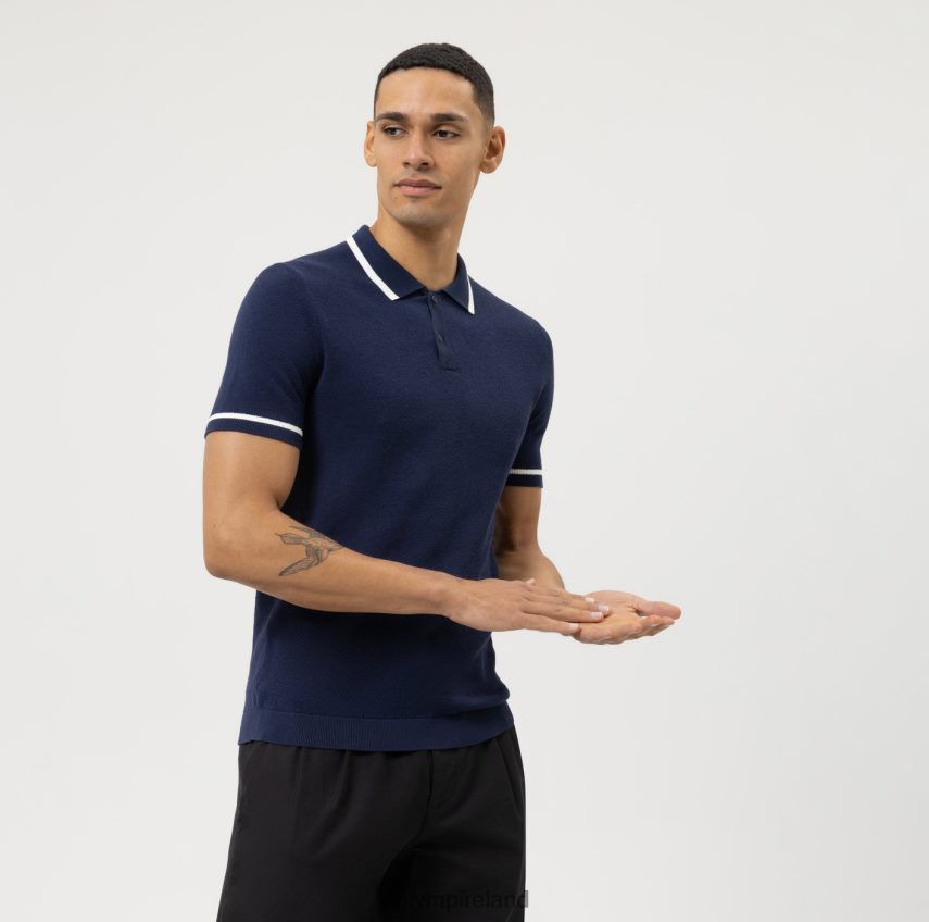 Clothing OLYMP Level Five Knitwear Body Fit, Polo, Marine 24L8462155
