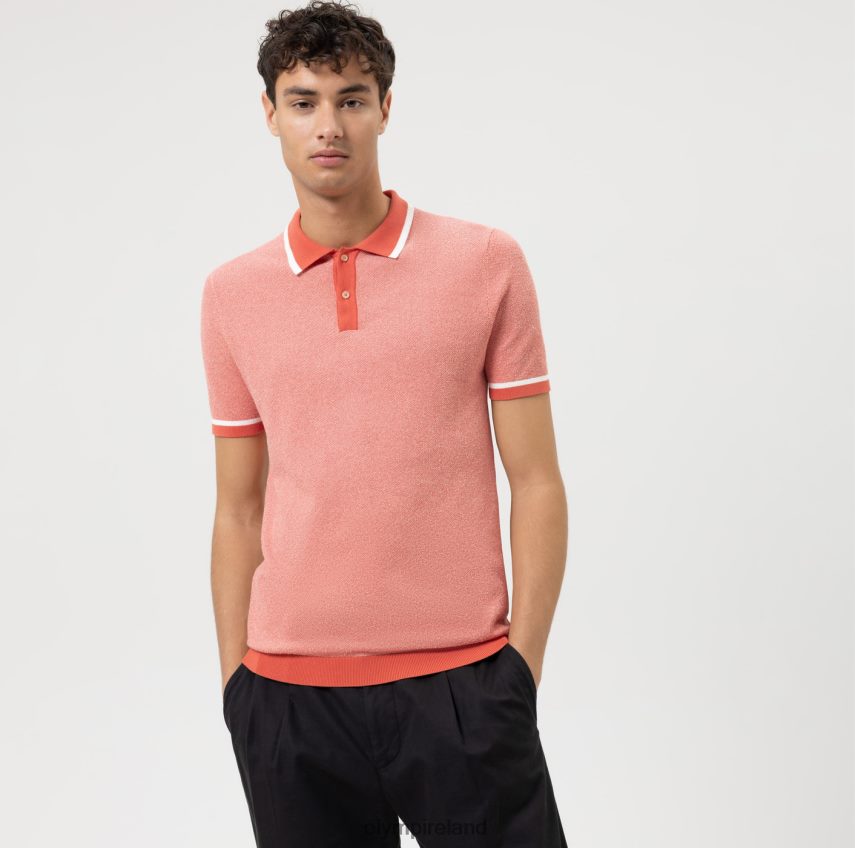 Clothing OLYMP Level Five Knitwear Body Fit, Polo, Red 24L8462103