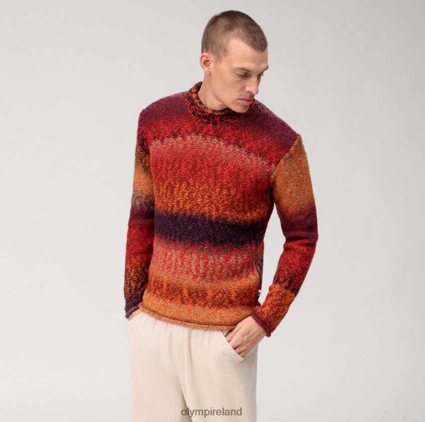 Clothing OLYMP Casual Knitwear Pullover, Bordeaux 24L8461753