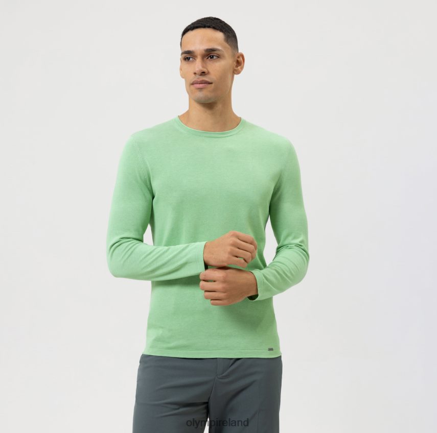 Clothing OLYMP Casual Knitwear Pullover, Light Green 24L8461839