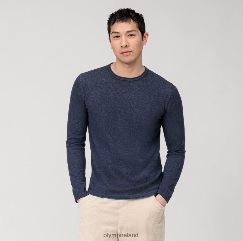 Clothing OLYMP Casual Knitwear Pullover, Marine 24L8461797