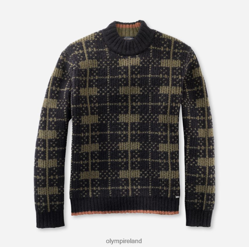 Clothing OLYMP Knitwear Modern Fit, Pullover Stand-Up Collar, Marine 24L8461852