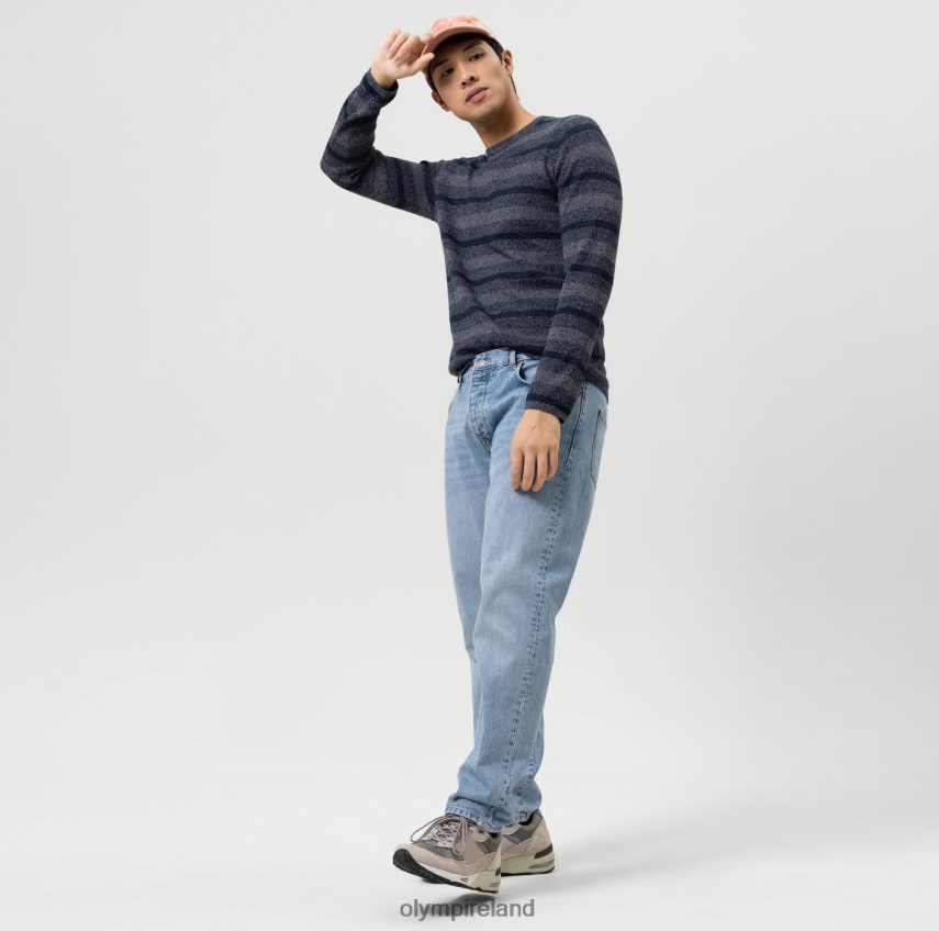 Clothing OLYMP Level Five Knitwear Body Fit, Pullover Crew Neck, Marine 24L8461756