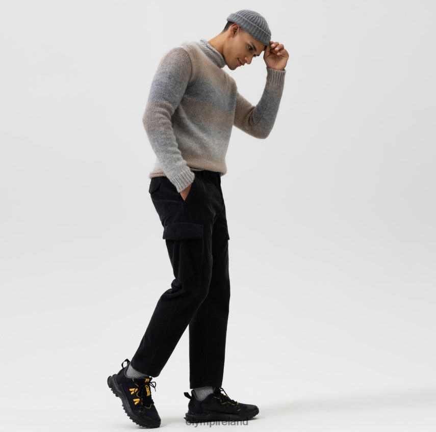 Clothing OLYMP Level Five Knitwear Body Fit, Pullover Stand-Up Collar, Grey 24L8461848