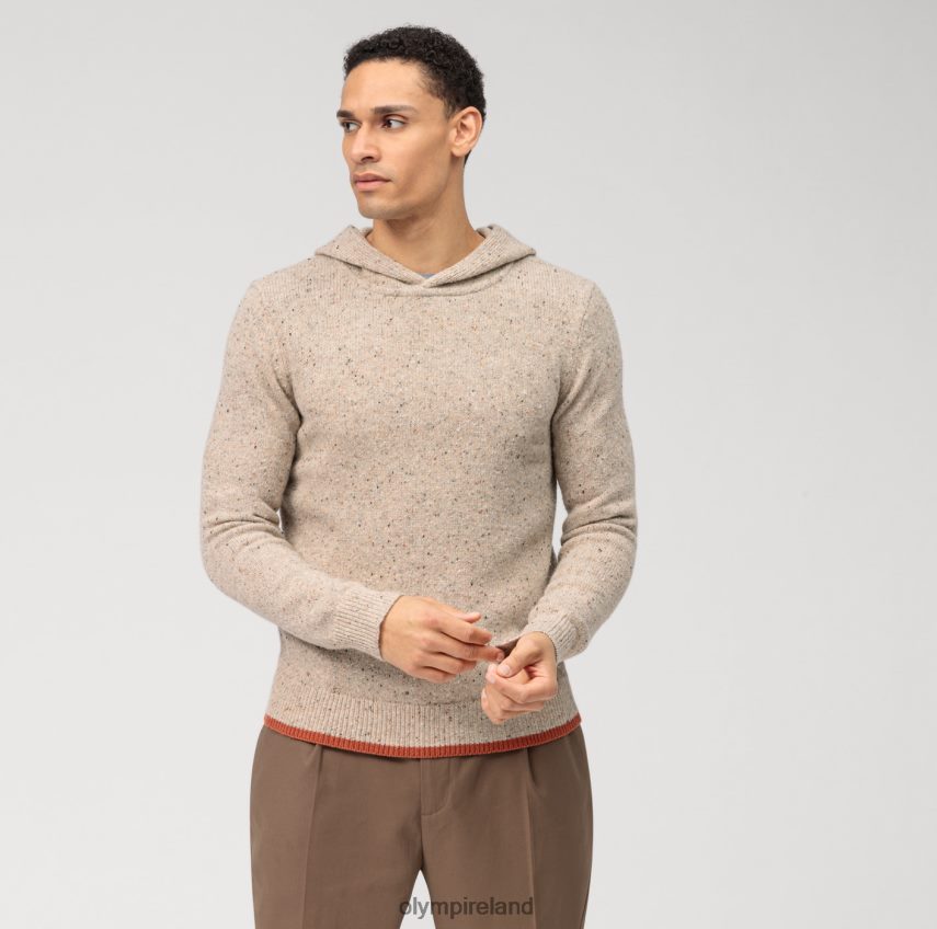 Clothing OLYMP Casual Knitwear Sweatshirt, Beige 24L8461906