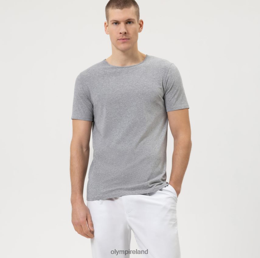Clothing OLYMPLevel Five Casual Body Fit, T-Shirt, Silver Grey 24L8462030