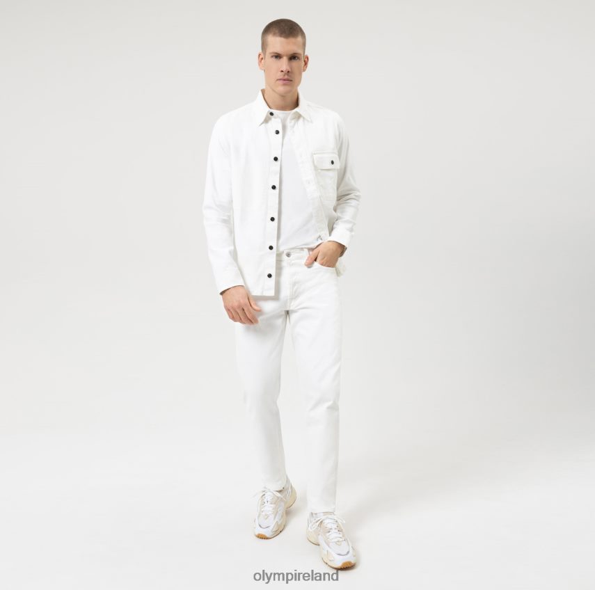 Clothing OLYMPLevel Five Casual Body Fit, T-Shirt, White 24L8462042