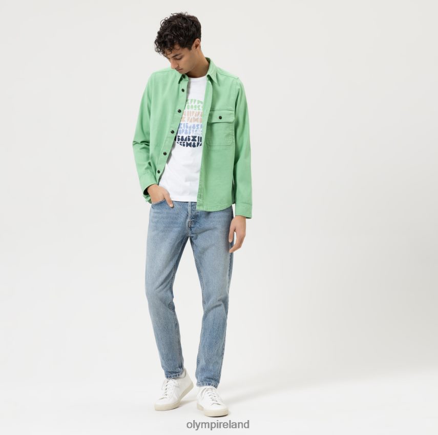 Clothing OLYMPLevel Five Casual Body Fit, T-Shirt, White 24L8462051