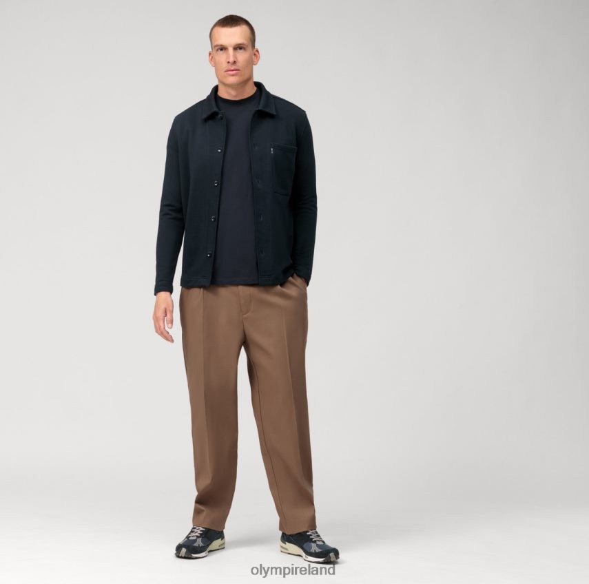 Clothing OLYMP Casual Jersey Relaxed Fit, T-Shirt, Marine 24L8462038