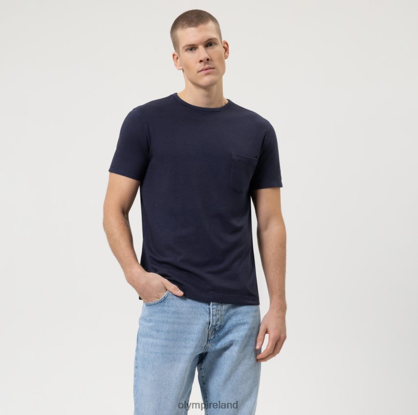 Clothing OLYMP Casual Modern Fit, T-Shirt, Marine 24L8462031