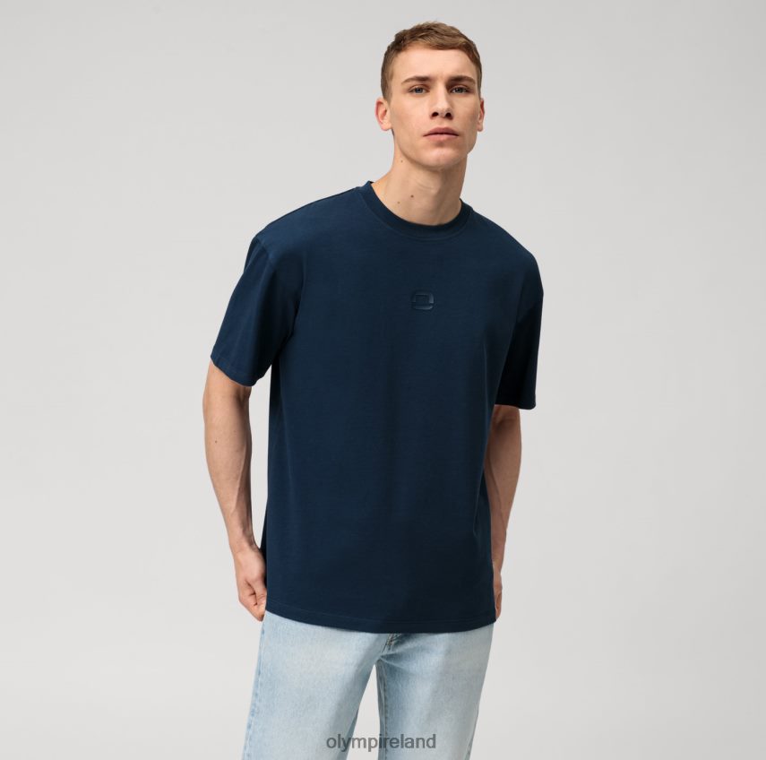 Clothing OLYMP Casual T-Shirt, Marine 24L8462041