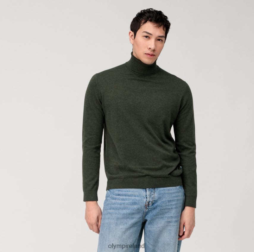 Clothing OLYMP Casual Knitwear Turtleneck, Dark Green 24L8461893