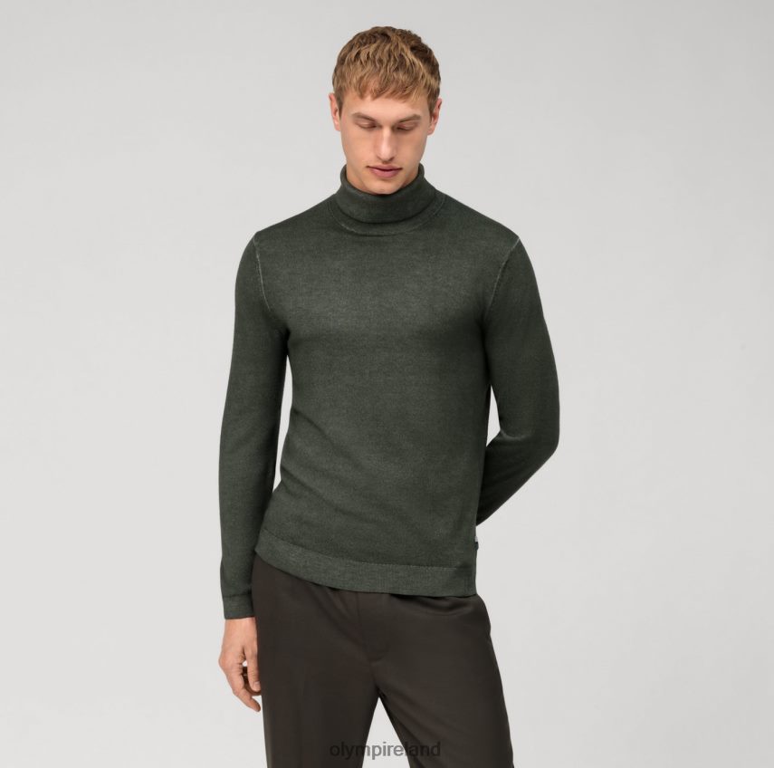 Clothing OLYMP Casual Knitwear Turtleneck, Grey Green 24L8461888