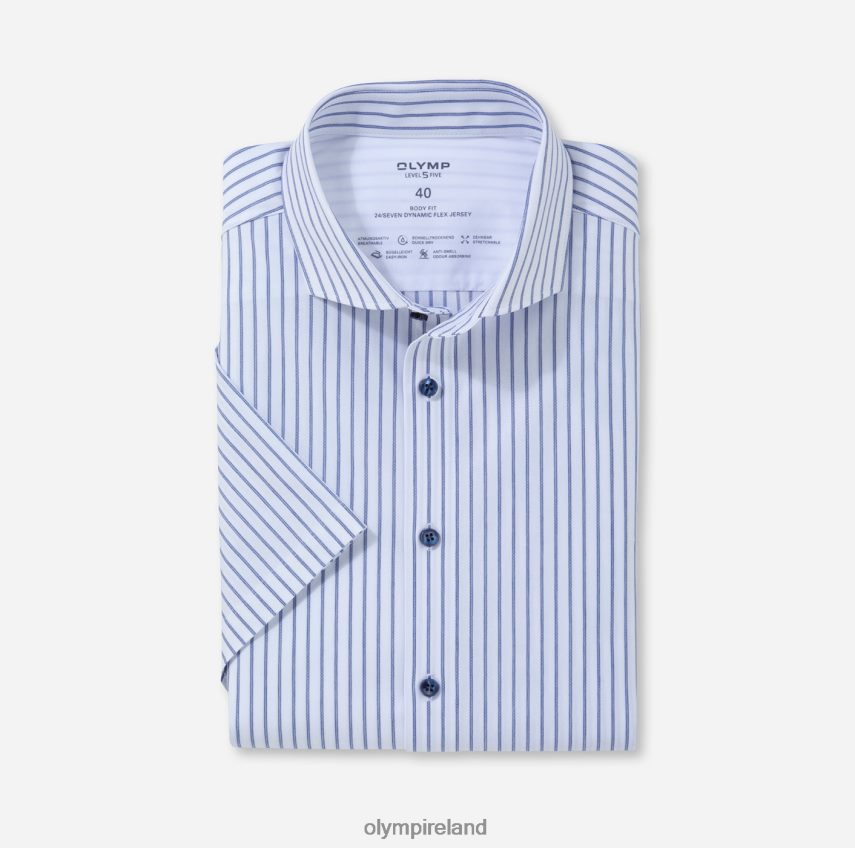 Clothing OLYMP Level Five 24/Seven Body Fit, Business Shirt, Cutaway, Royal 24L846541