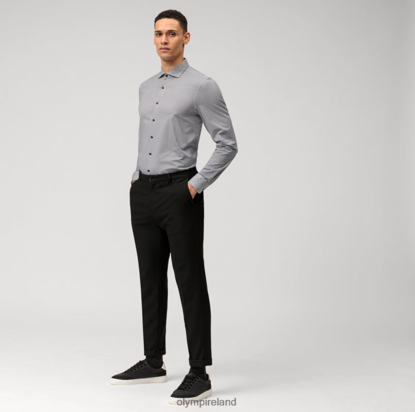 Clothing OLYMP Level Five 24/Seven Body Fit, Business Shirt, Kent, Black 24L846790