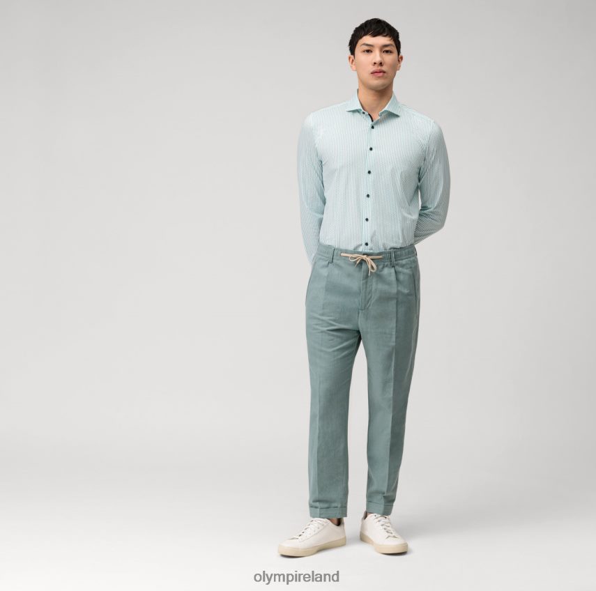 Clothing OLYMP Level Five 24/Seven Body Fit, Business Shirt, Kent, Emerald 24L846688