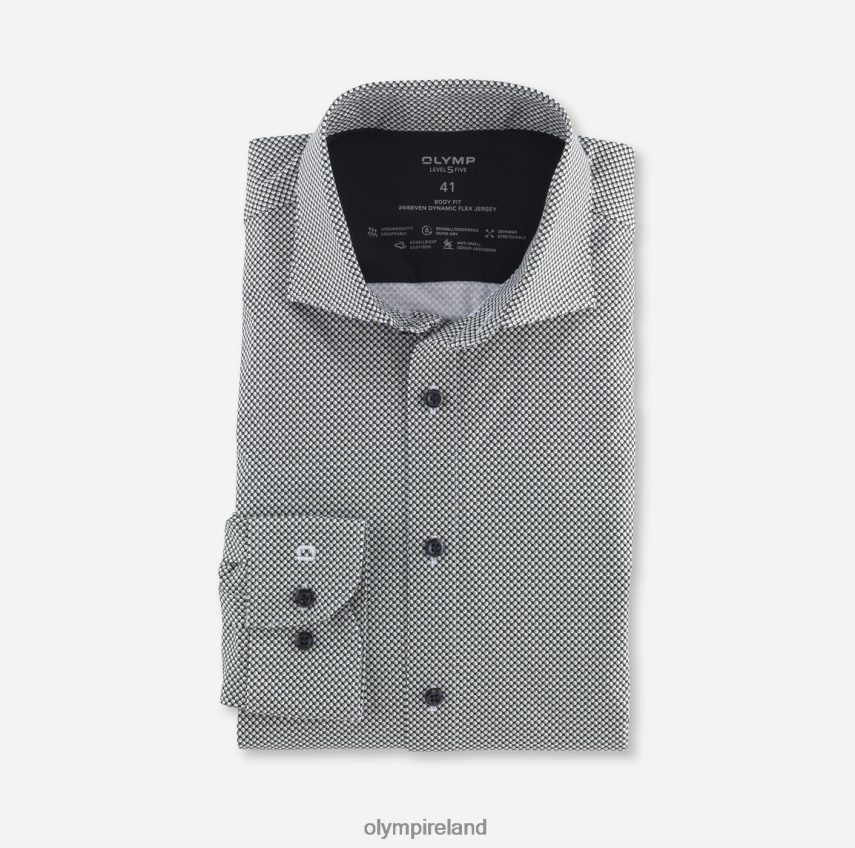 Clothing OLYMP Level Five 24/Seven Body Fit, Business Shirt, Kent, Lime Green 24L846628