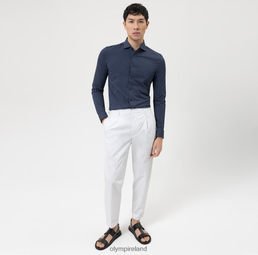 Clothing OLYMP Level Five 24/Seven Body Fit, Business Shirt, Kent, Marine 24L846483