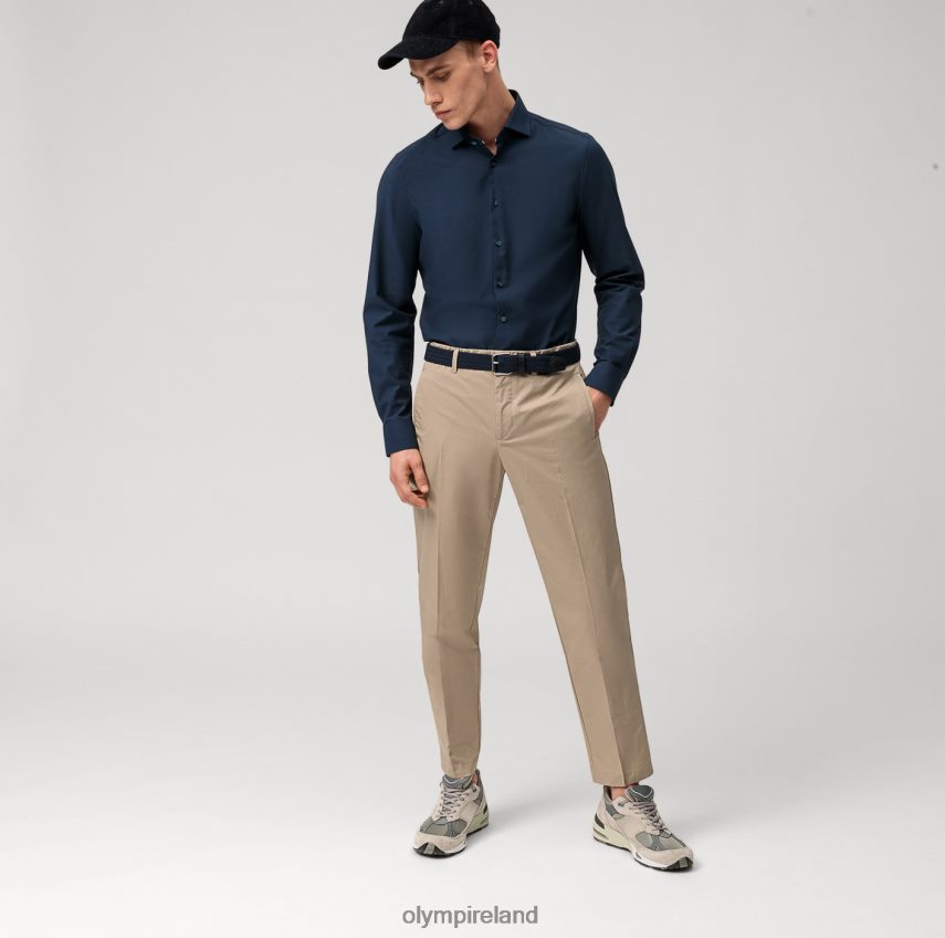 Clothing OLYMP Level Five 24/Seven Body Fit, Business Shirt, Kent, Marine 24L846690