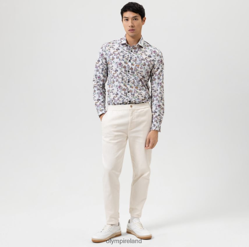 Clothing OLYMP Level Five 24/Seven Body Fit, Business Shirt, Kent, Natural 24L846659