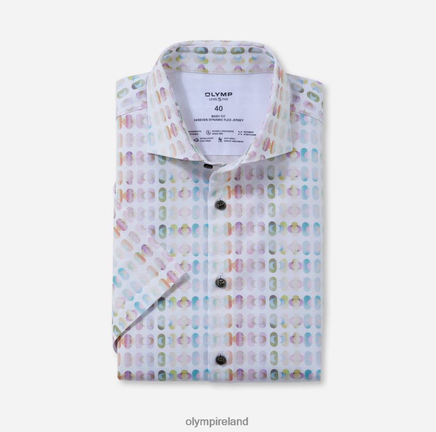 Clothing OLYMP Level Five 24/Seven Body Fit, Business Shirt, Kent, Pink 24L846369